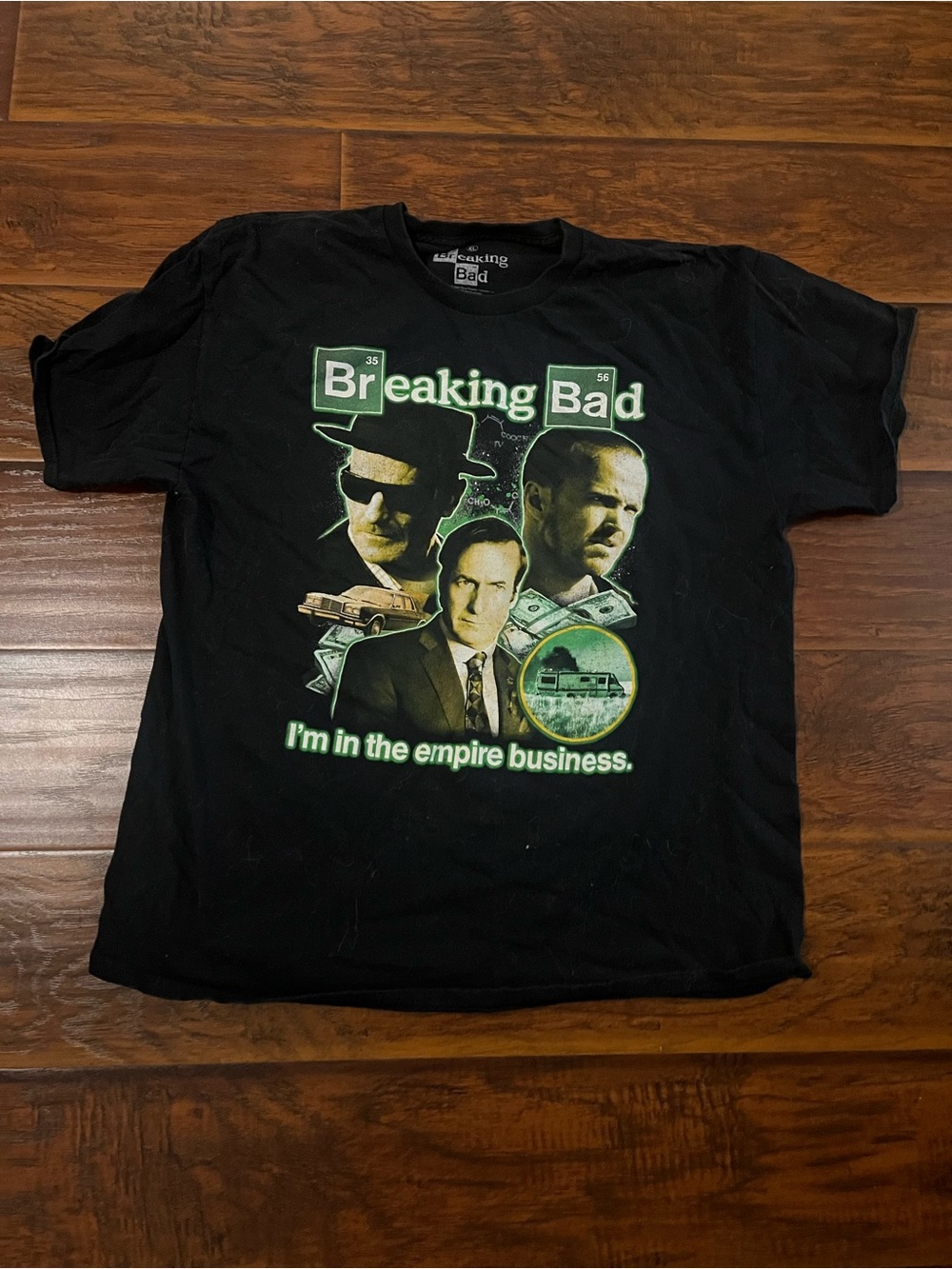 Men's Black Breaking Bad Graphic Tee - XL